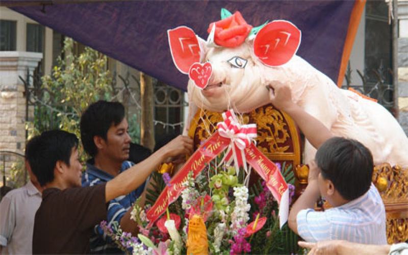 lễ hội rước lợn
